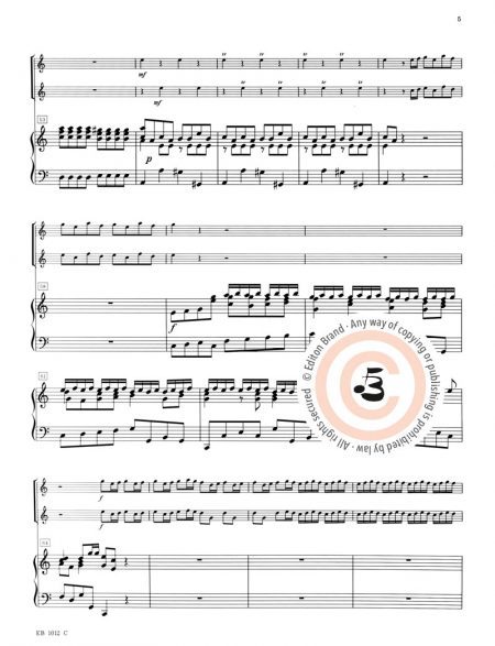 Antonio Vivaldi<br>Concerto Nr. II in C-Dur für 2 Trompeten und Klavier/Orgel – Bild 2