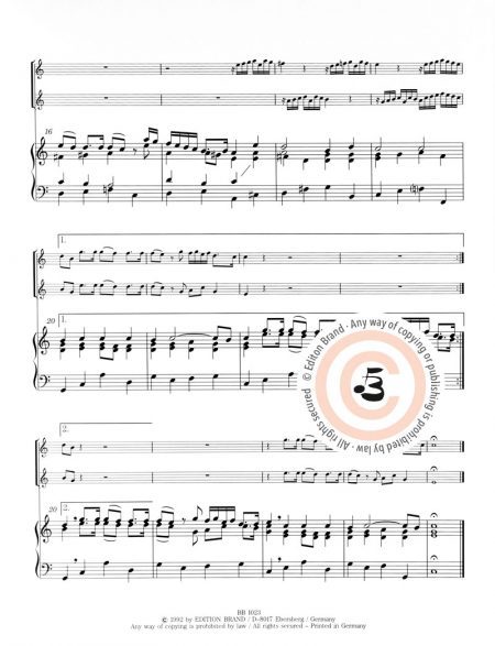 Arcangelo Corelli<br>»Sonata à tre« für 2 Trompeten und Klavier/Orgel – Bild 3
