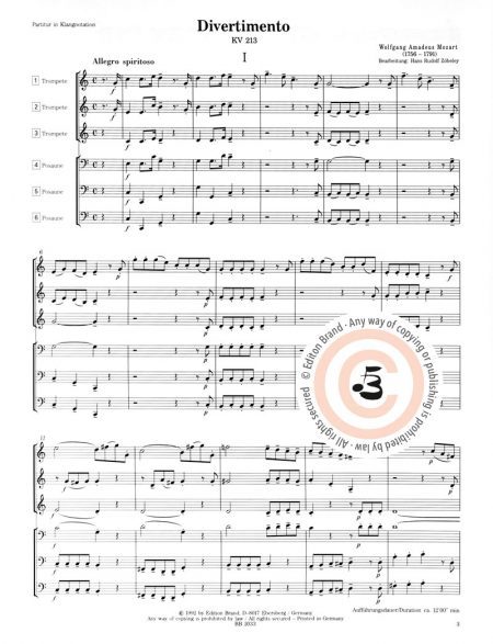 Wolfgang Amadeus Mozart<br>Divertimento F-Dur KV 213 – Bild 2