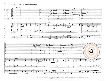 Johann Sebastian Bach<br>9 Choräle für 3 Trompeten, Pauken und Orgel – Bild 3