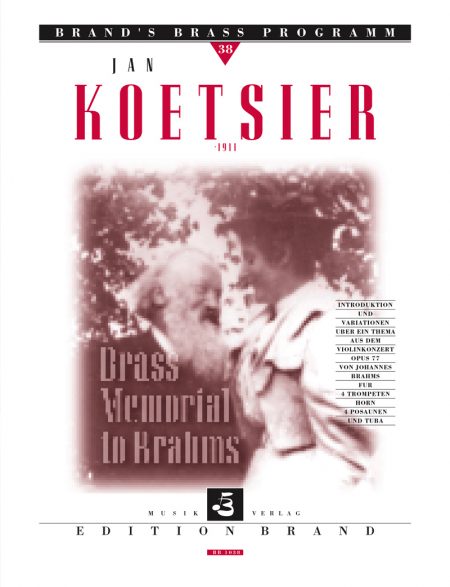 Jan Koestier<br>Brass Memorial to Brahms