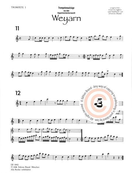 Anonym<br>Trompetenaufzüge aus Weyarn, Band 2 – Bild 3