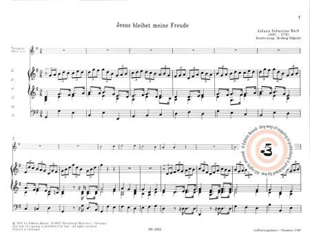 Johann Sebastian Bach<br>4 Choralvorspiele für Trompete und Orgel – Bild 2