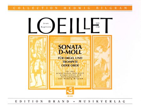 Jean Baptiste Loeillet<br>Sonata d-Moll op. 3 Nr. 12  für Trompete und Orgel